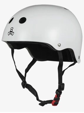 Triple Eight THE CERTIFIED SWEATSAVER HELMET. Matte white. Size S/M. NWT